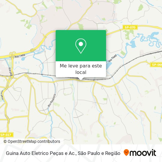 Guina Auto Eletrico Peças e Ac. mapa