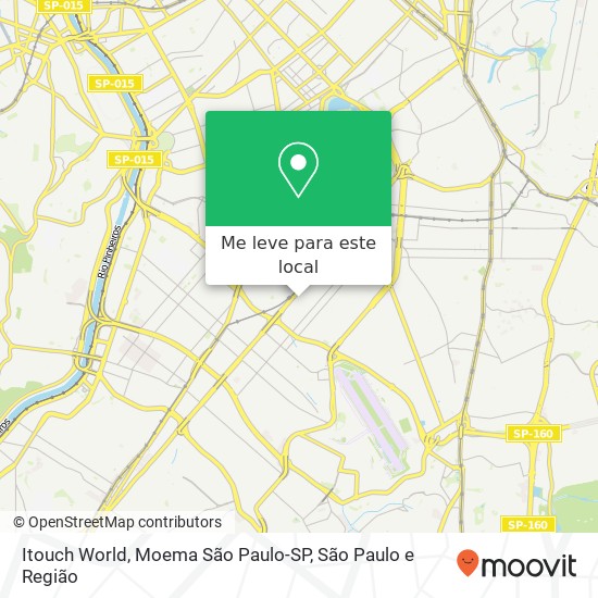 Itouch World, Moema São Paulo-SP mapa