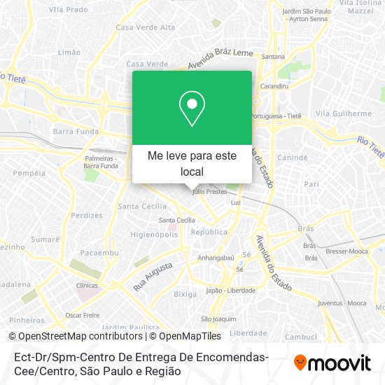 Ect-Dr / Spm-Centro De Entrega De Encomendas-Cee / Centro mapa