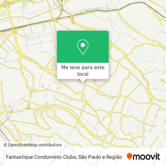 Fantastique Condomínio Clube mapa