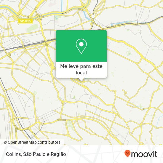 Collins, Avenida Regente Feijó, 1739 Vila Formosa São Paulo-SP 03342-000 mapa
