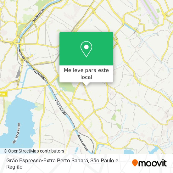 Grão Espresso-Extra Perto Sabará mapa