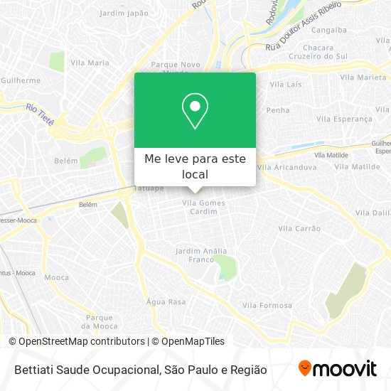 Bettiati Saude Ocupacional mapa