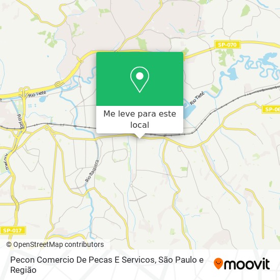 Pecon Comercio De Pecas E Servicos mapa