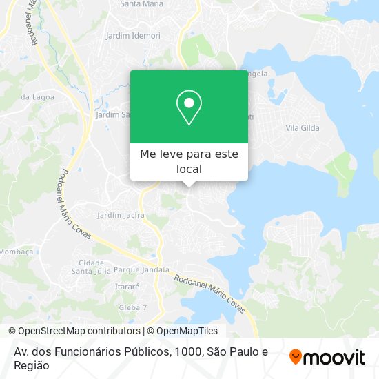 Av. dos Funcionários Públicos, 1000 mapa