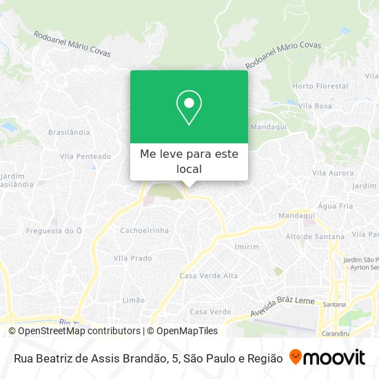 Rua Beatriz de Assis Brandão, 5 mapa