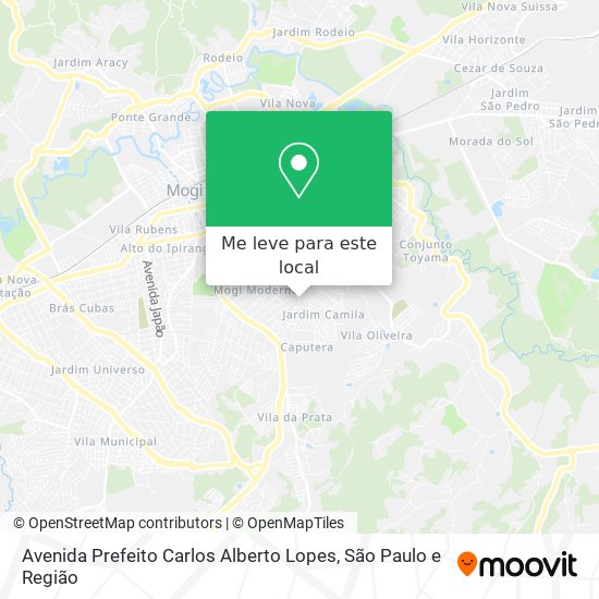 Avenida Prefeito Carlos Alberto Lopes mapa