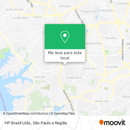 HP Brasil Ltda. mapa
