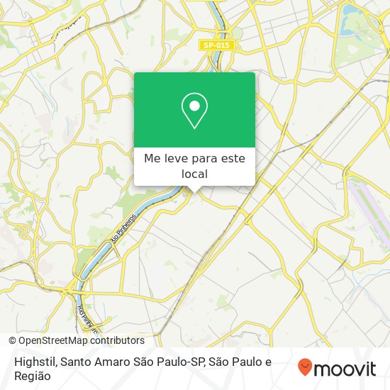 Highstil, Santo Amaro São Paulo-SP mapa
