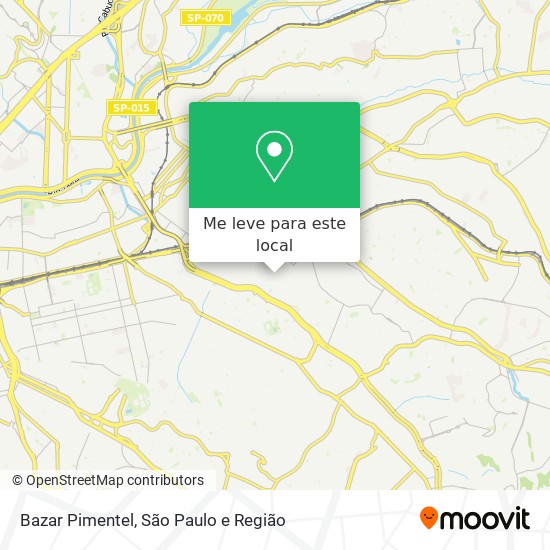 Bazar Pimentel mapa