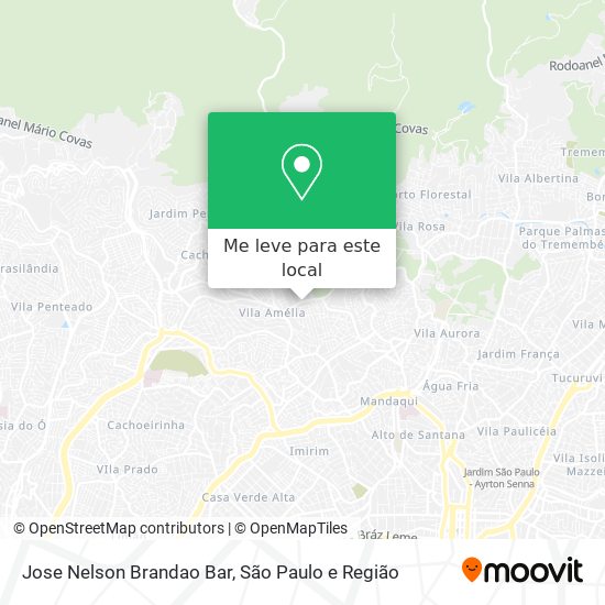 Jose Nelson Brandao Bar mapa