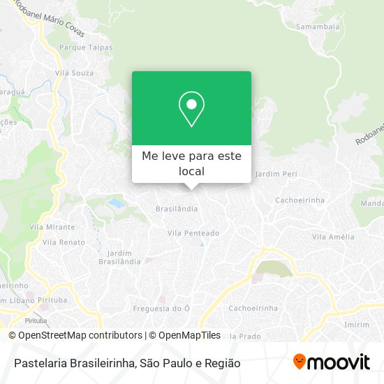 Pastelaria Brasileirinha mapa