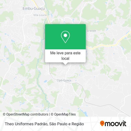 Theo Uniformes Padrão mapa