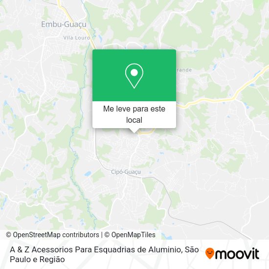A & Z Acessorios Para Esquadrias de Aluminio mapa