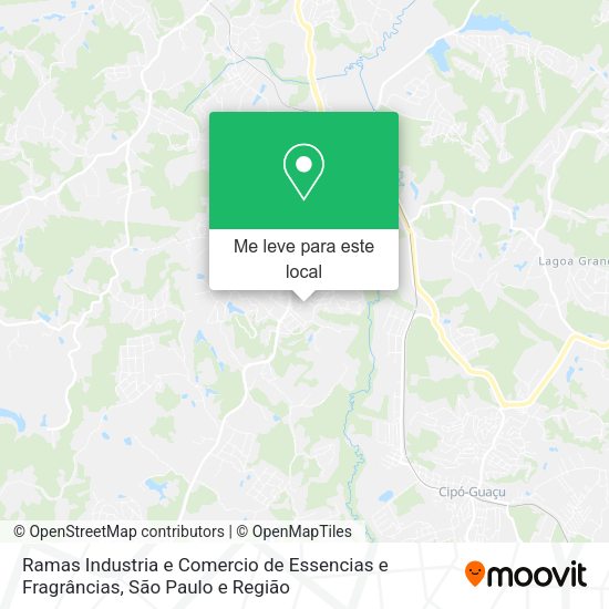 Ramas Industria e Comercio de Essencias e Fragrâncias mapa