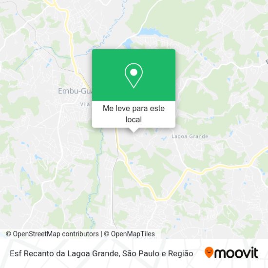 Esf Recanto da Lagoa Grande mapa