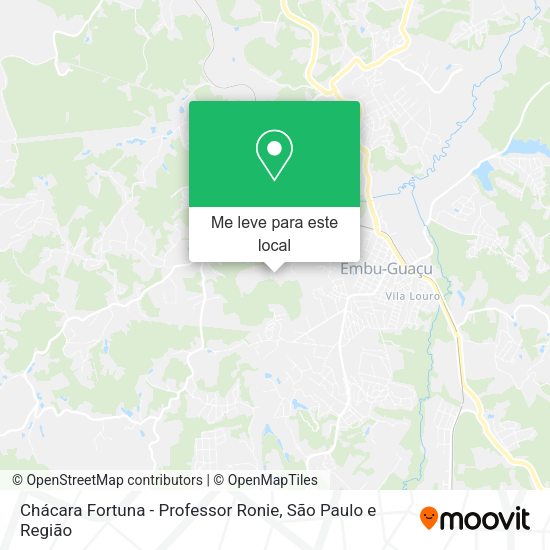 Chácara Fortuna - Professor Ronie mapa