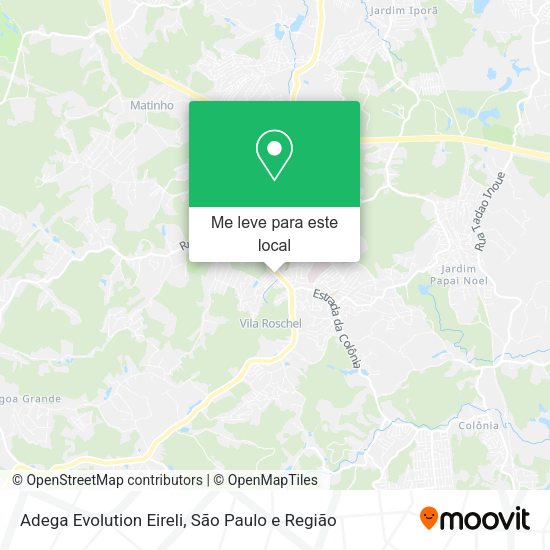 Adega Evolution Eireli mapa
