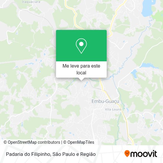 Padaria do Filipinho mapa
