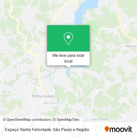 Espaço Santa Felicidade mapa