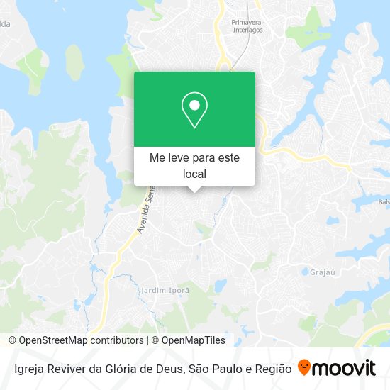 Igreja Reviver da Glória de Deus mapa