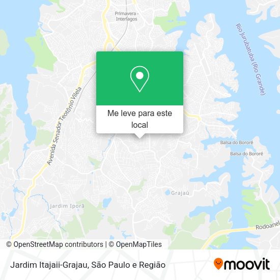 Jardim Itajaii-Grajau mapa