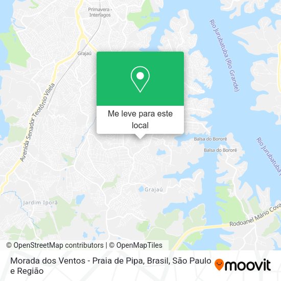 Morada dos Ventos - Praia de Pipa, Brasil mapa