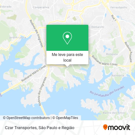 Czar Transportes mapa