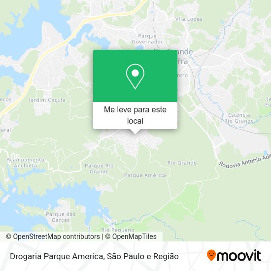Drogaria Parque America mapa