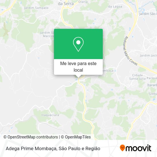 Adega Prime Mombaça mapa