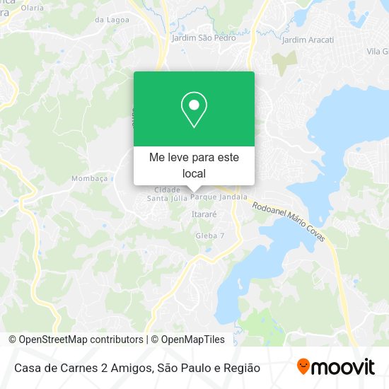 Casa de Carnes 2 Amigos mapa