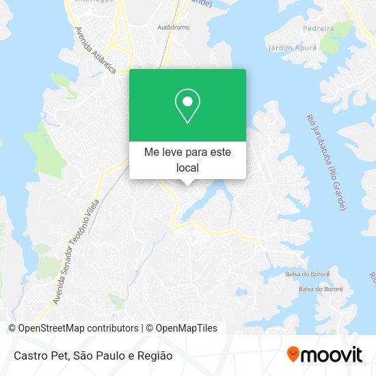 Castro Pet mapa