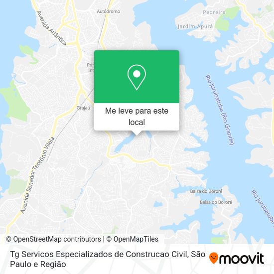 Tg Servicos Especializados de Construcao Civil mapa