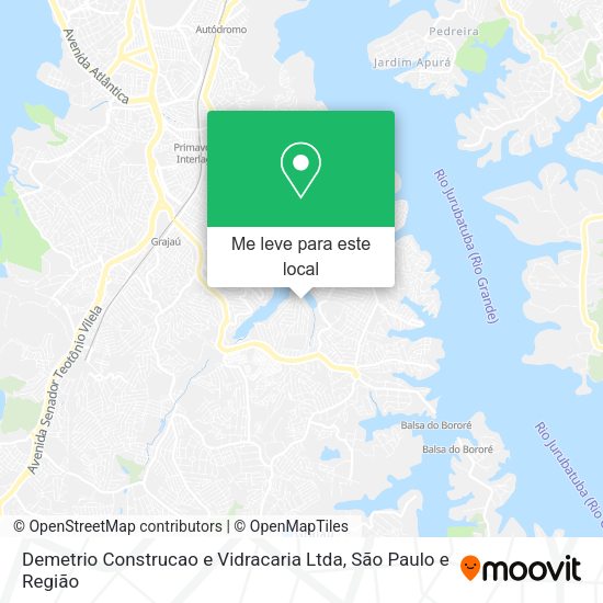 Demetrio Construcao e Vidracaria Ltda mapa
