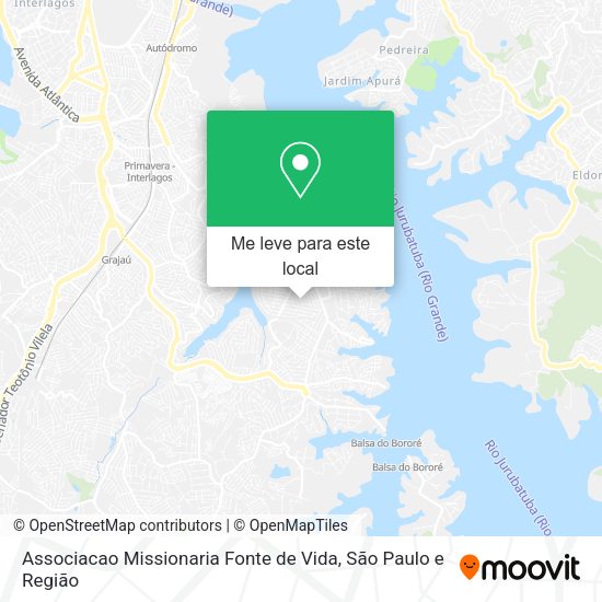 Associacao Missionaria Fonte de Vida mapa