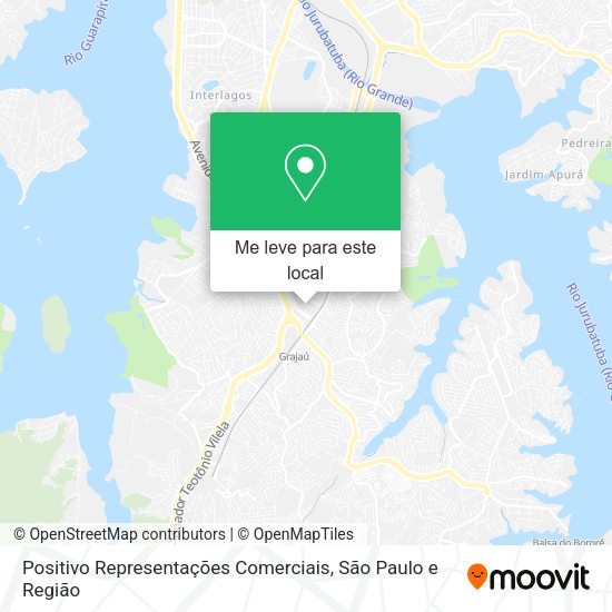 Positivo Representações Comerciais mapa