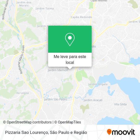 Pizzaria Sao Lourenço mapa