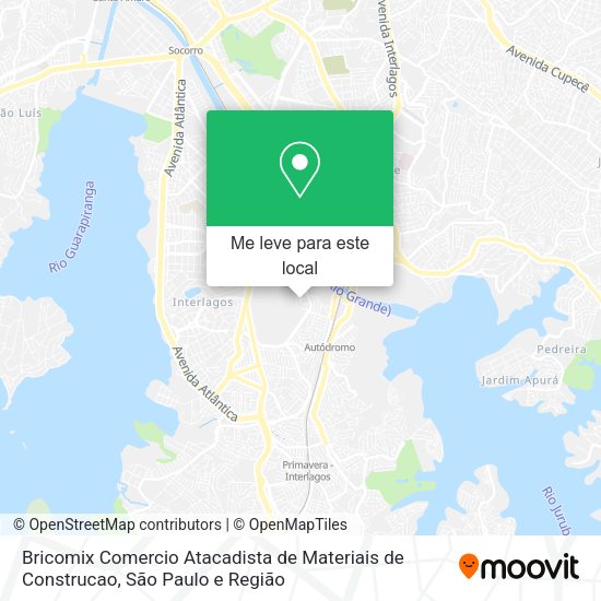 Bricomix Comercio Atacadista de Materiais de Construcao mapa