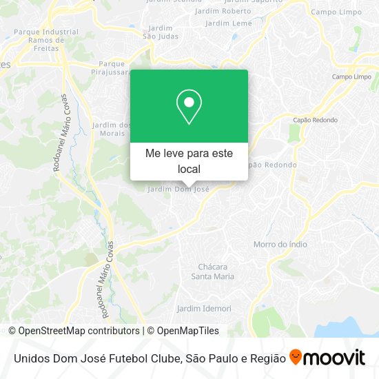 Unidos Dom José Futebol Clube mapa