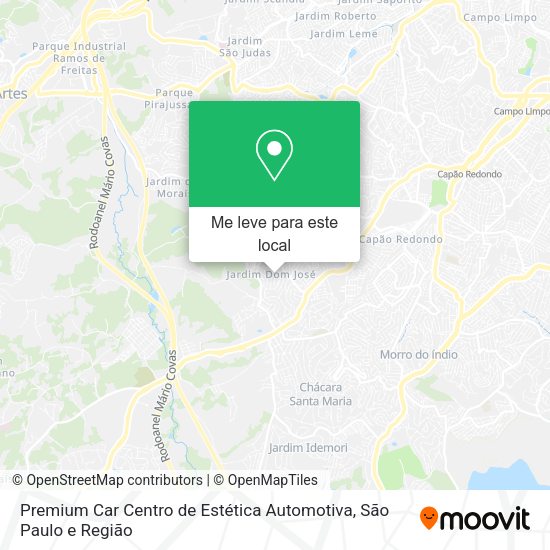 Premium Car Centro de Estética Automotiva mapa