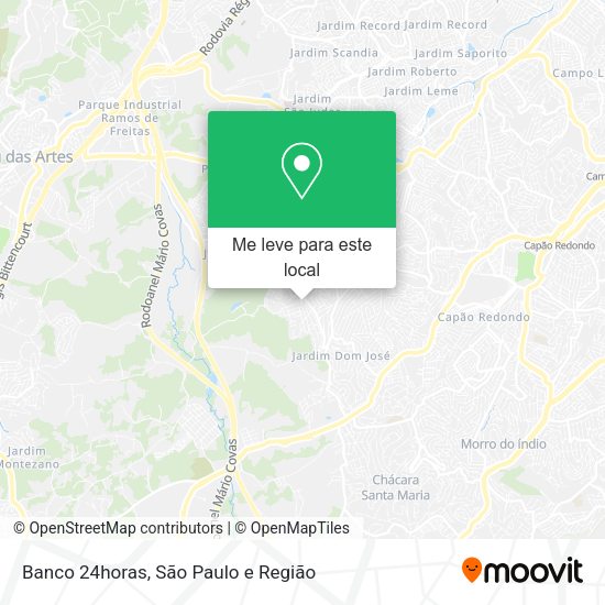 Banco 24horas mapa