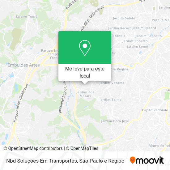 Nbd Soluções Em Transportes mapa