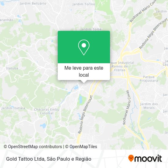 Gold Tattoo Ltda mapa