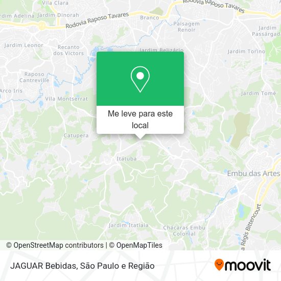JAGUAR Bebidas mapa