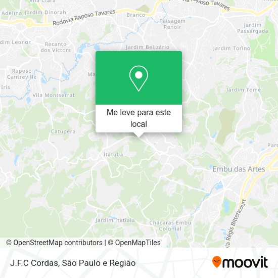 J.F.C Cordas mapa