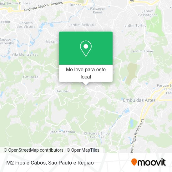 M2 Fios e Cabos mapa