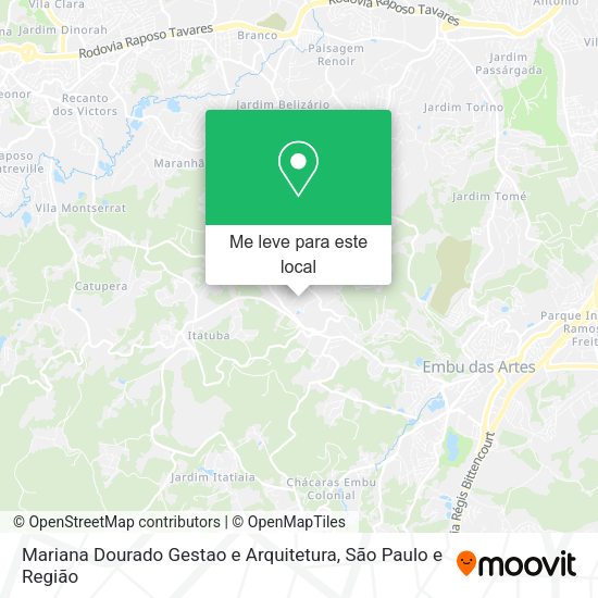 Mariana Dourado Gestao e Arquitetura mapa