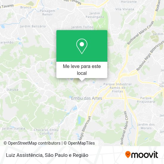Luiz Assistência mapa