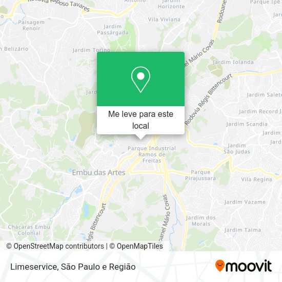 Limeservice mapa