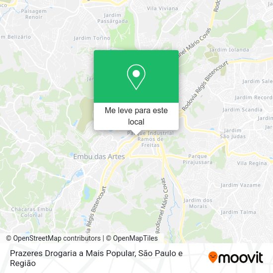 Prazeres Drogaria a Mais Popular mapa
